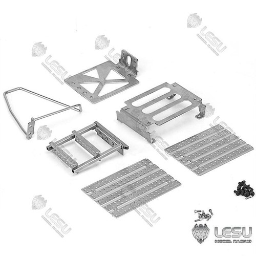 Set pedali metallo - metallo, lesu
