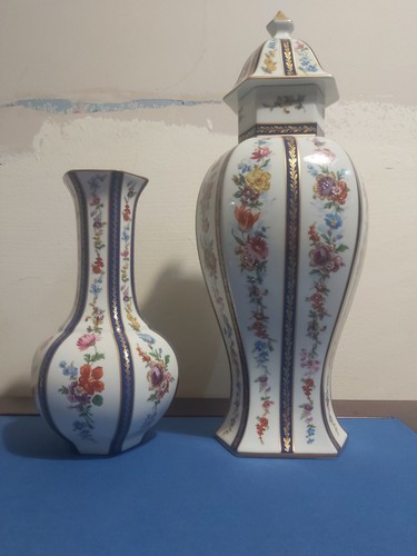 Coppia vasi limoges francesi - coppia,