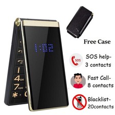 Orologio cellulare doppio sim uomo business grande schermo sbloccato flip 2G