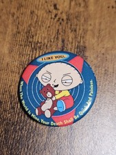 Pulsante Pinback Vintage Family Guy Stewie Griffin ~ Mi piaci e vengo portando un regalo