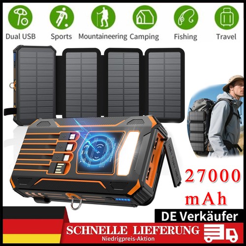 Power bank solare senza fili - solare,