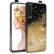 Per Huawei P Smart Pro / Y9s 2019 / Honor 9X Pro custodia cellulare liquido glitter oro