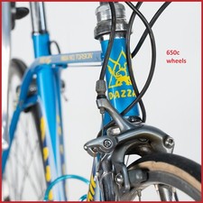 DAZZAN NO TORSIONE ANSE ACCIAIO STRADA VINTAGE VECCHIA 650c BAMBINI DONNA BICI BICICLETTA