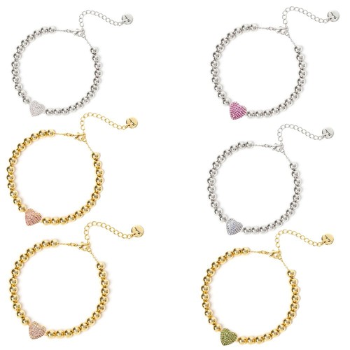 Sodini bracciale boule cuore - boule, e