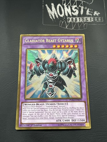 Yugioh gladiator beast gyzarus - yugioh,