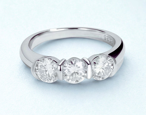 Anello trilogy argento - trilogy,