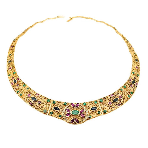 Collier smeraldi rubini - collier,