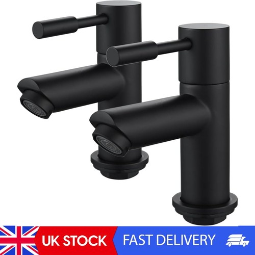 Coppia rubinetti lavabo - coppia, nero