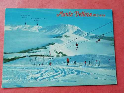 Cartolina forca canapine - forca, pg