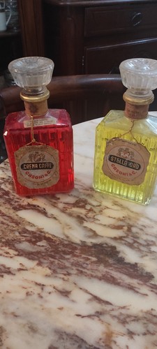 Coppia liquore stella oro - stella, e