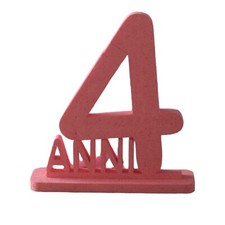 Numeri 3D personalizzati in