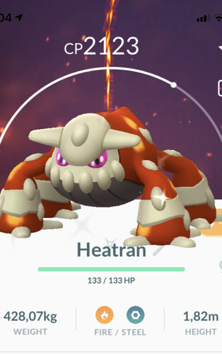 Shiny heatran pokemon gen4 - pokemon, go