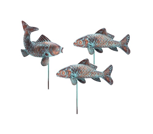 Set statue scultura pesce - statue,