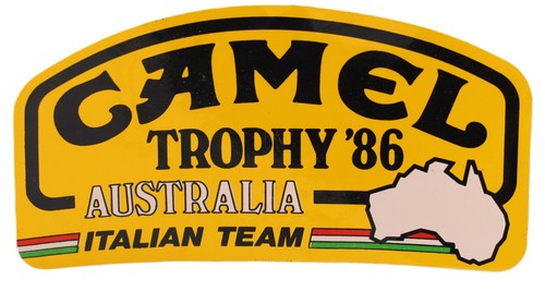 Adesivo camel trophy - camel,