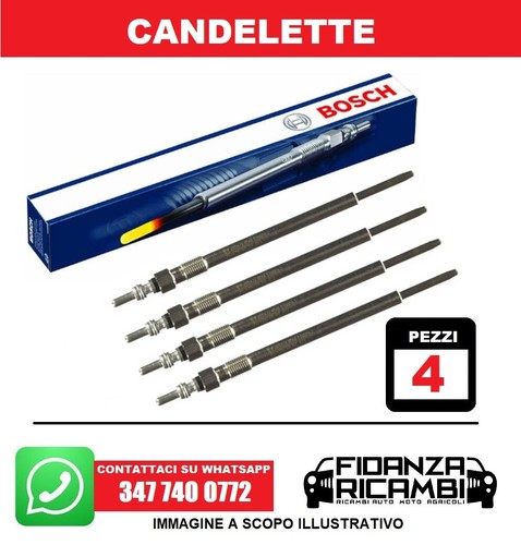 Bosch candelette fiat - candelette,
