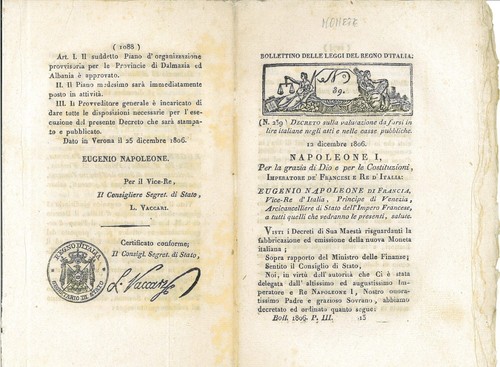 Napoleone valutazione in - valutazione,