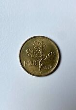 Moneta Rara 20 LIRE 1980 - REPUBBLICA ITALIANA - TESTE INVERSE
