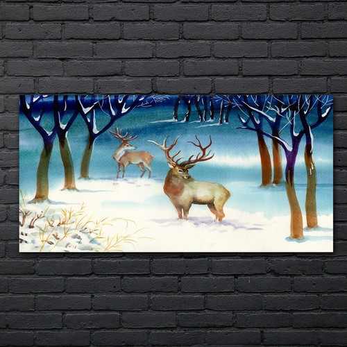 Quadro inverno neve - , foresta