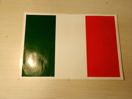 Bandiera adesiva italiana - adesiva,