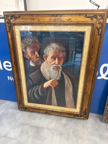 Quadro santoro olio - f.santoro, su
