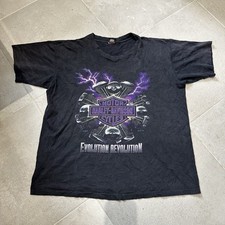 T-shirt Harley Davidson vintage 1995 evoluzione rivoluzione Kegel made in USA uomo L 