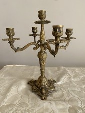 CANDELABRO in ottone 5 FIAMME
