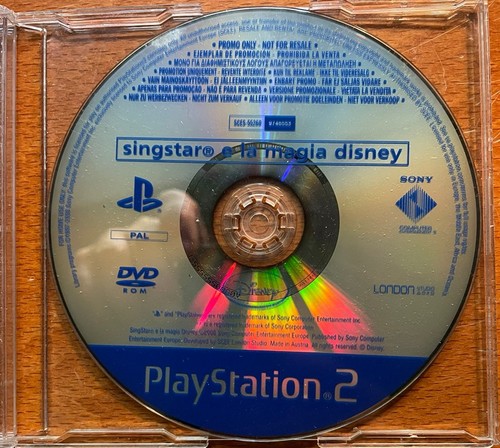 Ps2 singstar magia disney - ps2, e