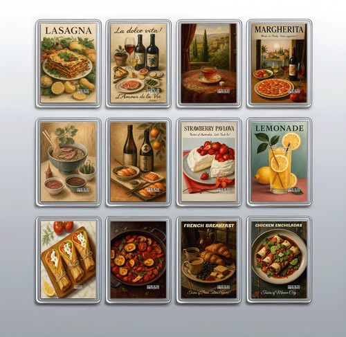 Italian food fridge magnet - fridge, –
