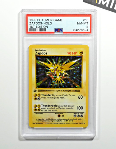 Pokemon psa zapdos 16 holo - psa,
