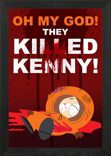 Hanno ucciso kenny poster arte - hanno,