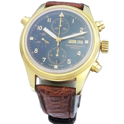 Iwc doppio cronografo - doppio, oro