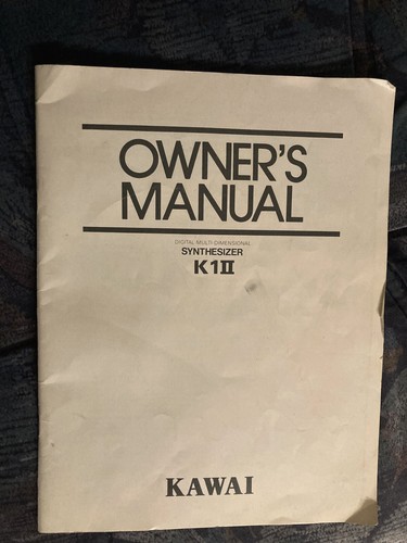 Kawai k1ii manuale - k1ii,