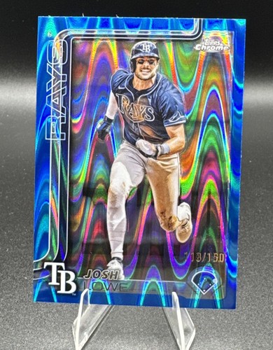 2025 topps chrome josh lowe - topps,