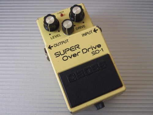 Boss pedale overdrive - sd-1,