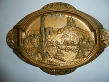 31640 placca anteguerra piombo duro PARIGI 12x17 cm art deco