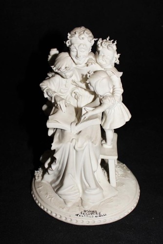 Statuina porcellana tiziano - statuina,
