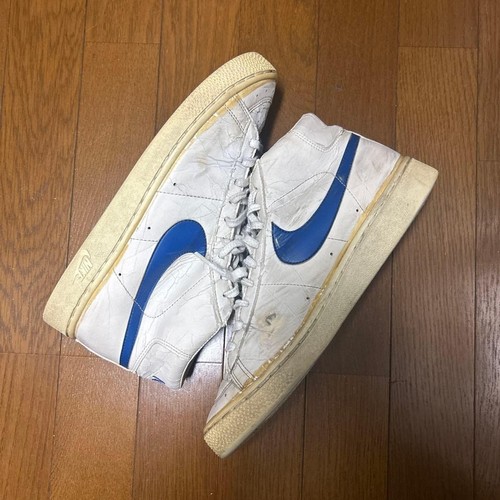 Nike blazer mid bianco blu - mid,