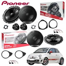 Kit 6 Casse Altoparlanti Pioneer Anteriori e Posteriori per Fiat 500 Abarth 595