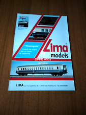 1989 LIMA FERMODELLISMO MODELLO RHEINGOLD TRENO MODELLISMO VINTAGE AD PUBBLICITA