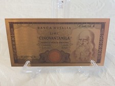 Banconota 50000 Lire Argento