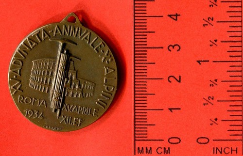 Medaglia 1934 xv adunata - xv,