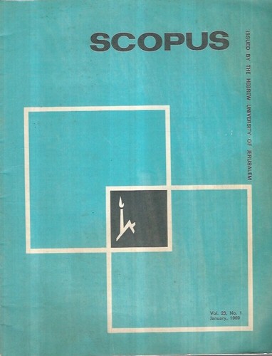 Scopus vol n - 23, january