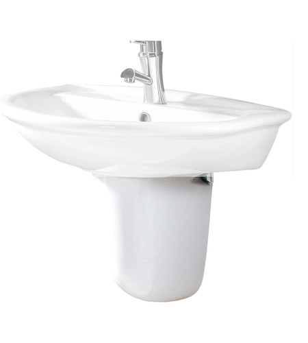 Semicolonna ceramica bianco - ceramica,
