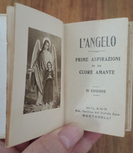 Antico piccolo libro preghiere - piccolo,