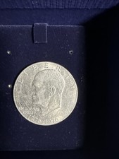 Dwight Eisenhower Bicentennial Dollar Coin Rare ( Circulated)