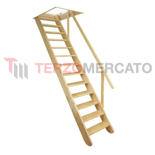 Scala legno abete da 12 - in,