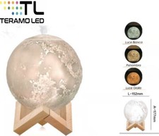 Luna Led 3D Touch Luce Calda