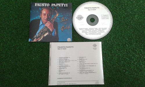 Fausto papetti sax gold - papetti, **sax