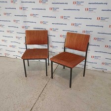 Coppia Sedie Vintage Seduta in