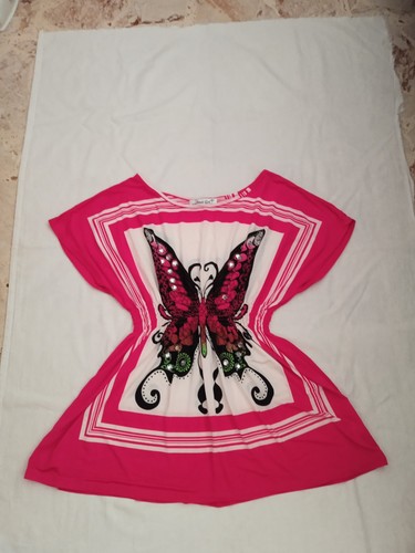 Vestito estivo rosa bianco - e,